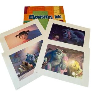 Disney’s Pixar Monsters, Inc Exclusive Lithograph Portfolio Set from 2002